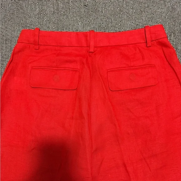 J. Crew Women's Bold Wide Leg Linen Pants - Picture 3 of 6